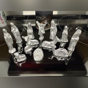 Pewter Nativity Set